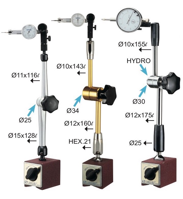 Bộ gá đế từ gắn đồng hồ so VMB - VERTEX