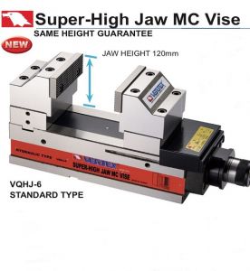 Ê tô máy phay cường lực kiểu thủy lực có má kẹp cao VQHJ - VERTEX