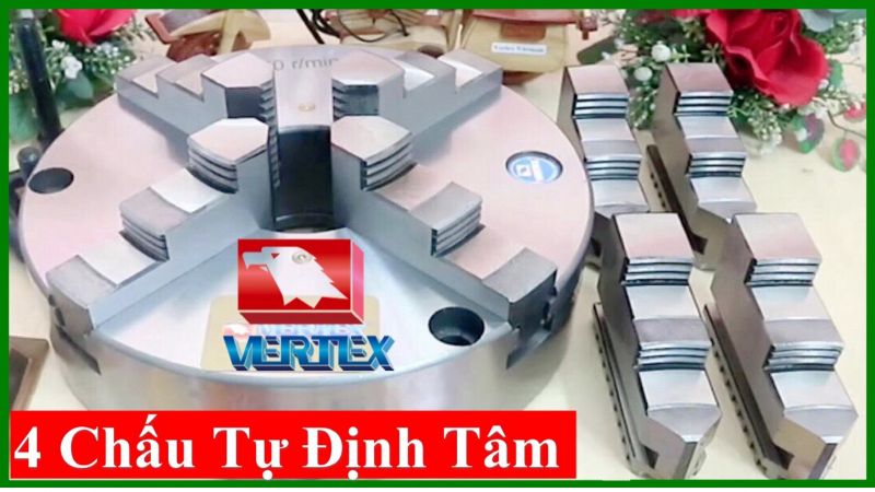 Mâm cặp máy tiện 4 chấu định tâm VPS - VERTEX