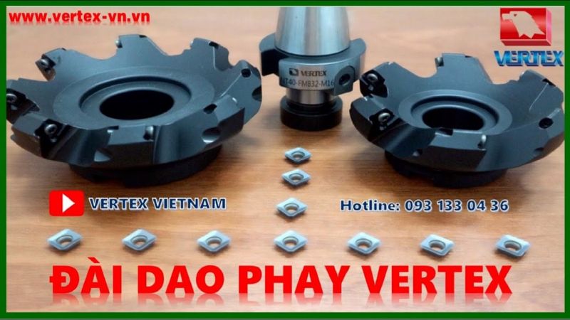 Đài dao phay khỏa mặt HCB - VERTEX